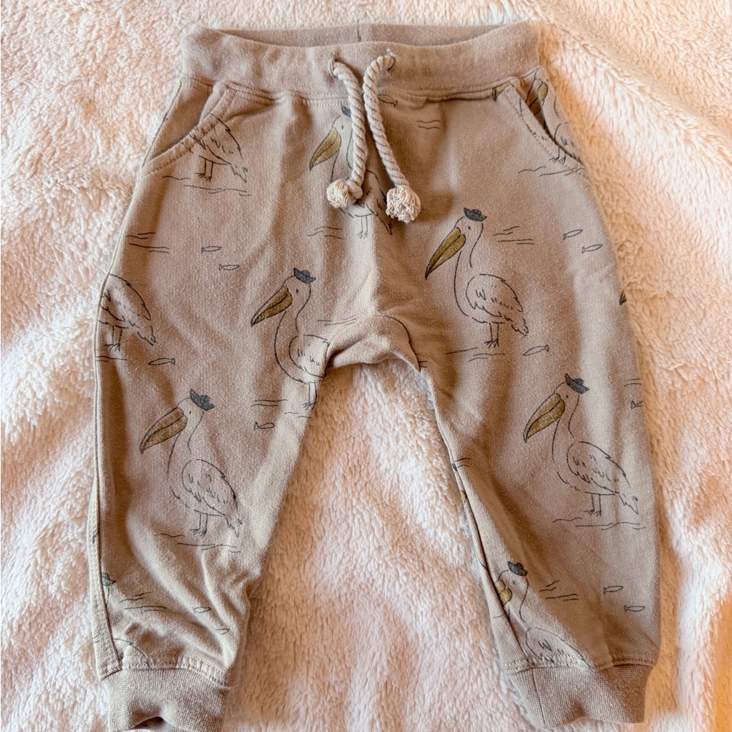 Rylee&Cru Pelican Print Baby Jogger Pants